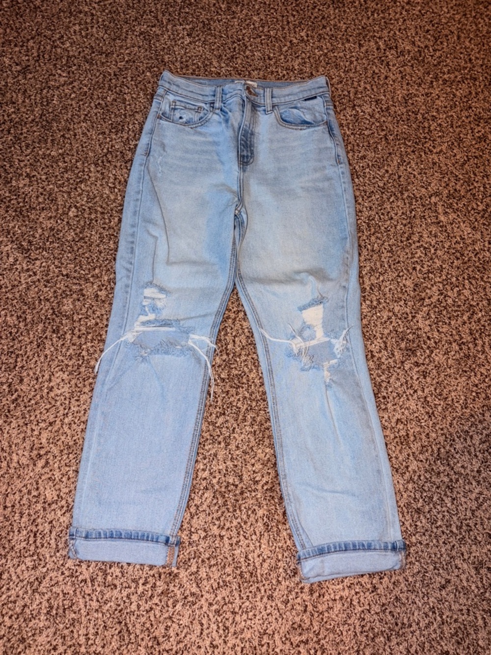 Cello Light Wash High Rise Distressed Women’s Jeans